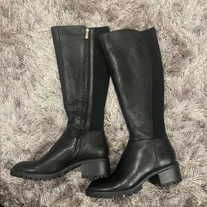 Kenneth Cole Black Heeled Boots